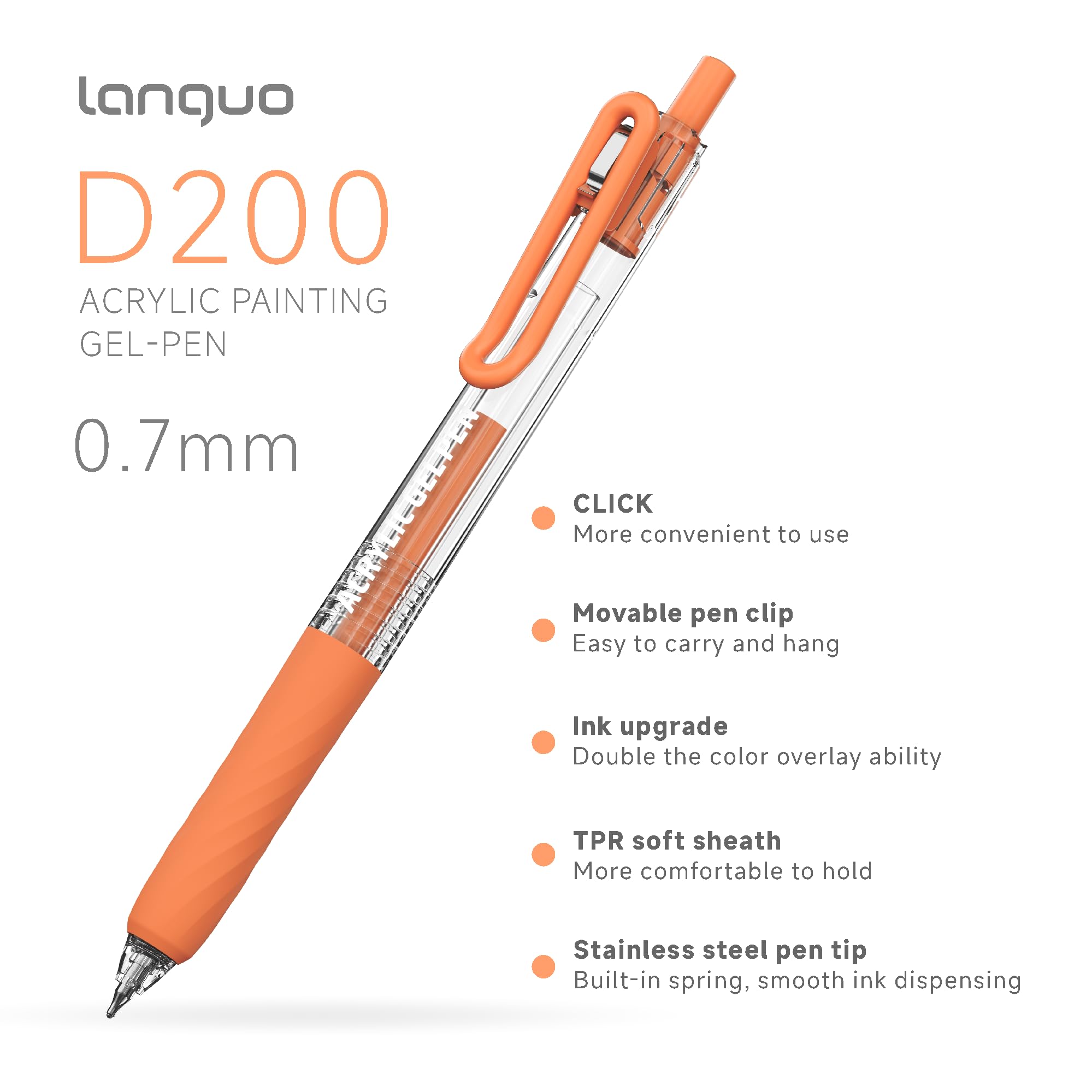 Amazon.co.jp: languo 格納式アクリルゲルペン 塗り絵用 90色 クリック
